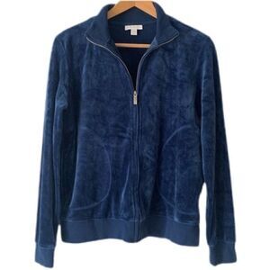 Charter Club Velour Track Jacket